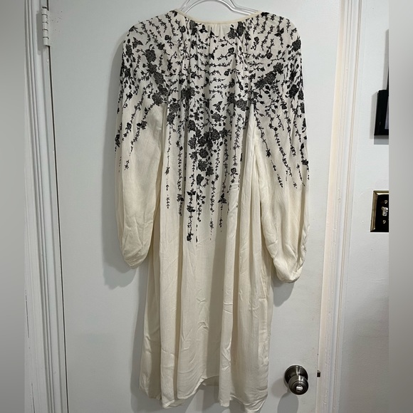 Free People One Cream/ Black Open Front‎ Duster Sz. ML - Picture 5 of 7